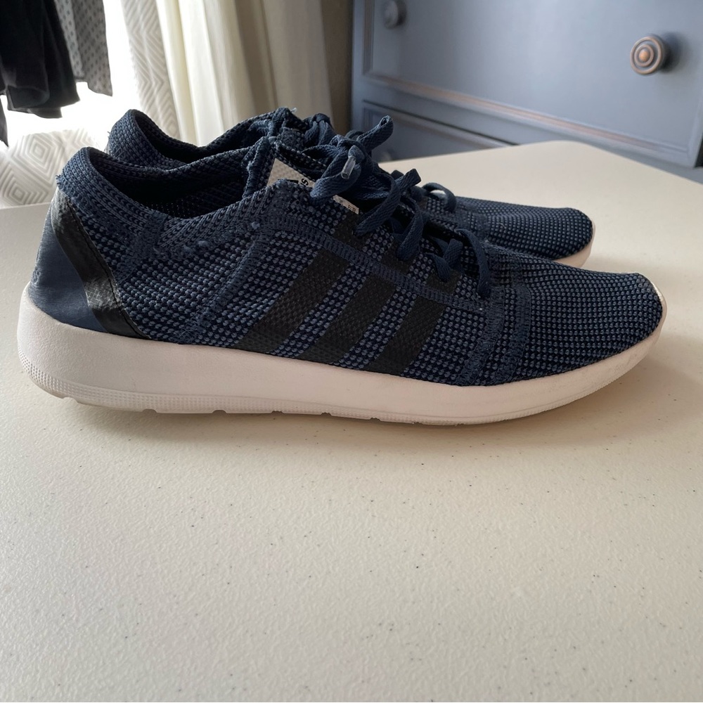 Adidas Run Natural Element Refine Tricot Shoes Navy Blue Running 11.5